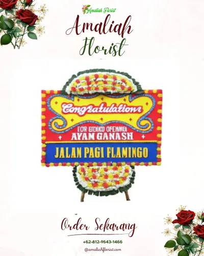 Bunga Papan Congratulation di Bandar Buat